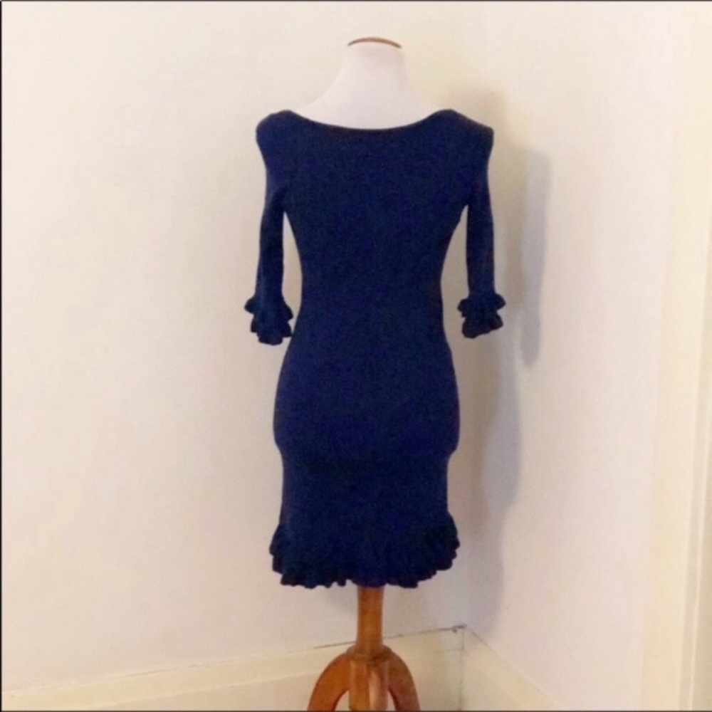 Lily Pulitzer navy blue Helena sweater dress Xs - Picture 5 of 7